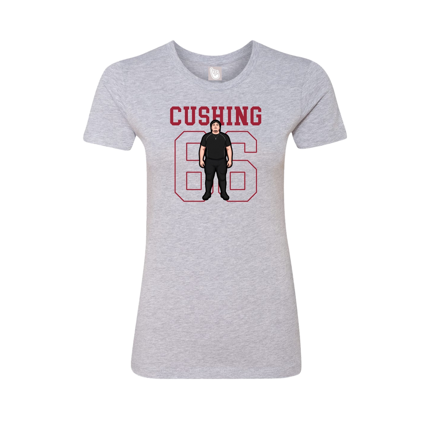 Fitted Women's Tee — Shirsey in Grey