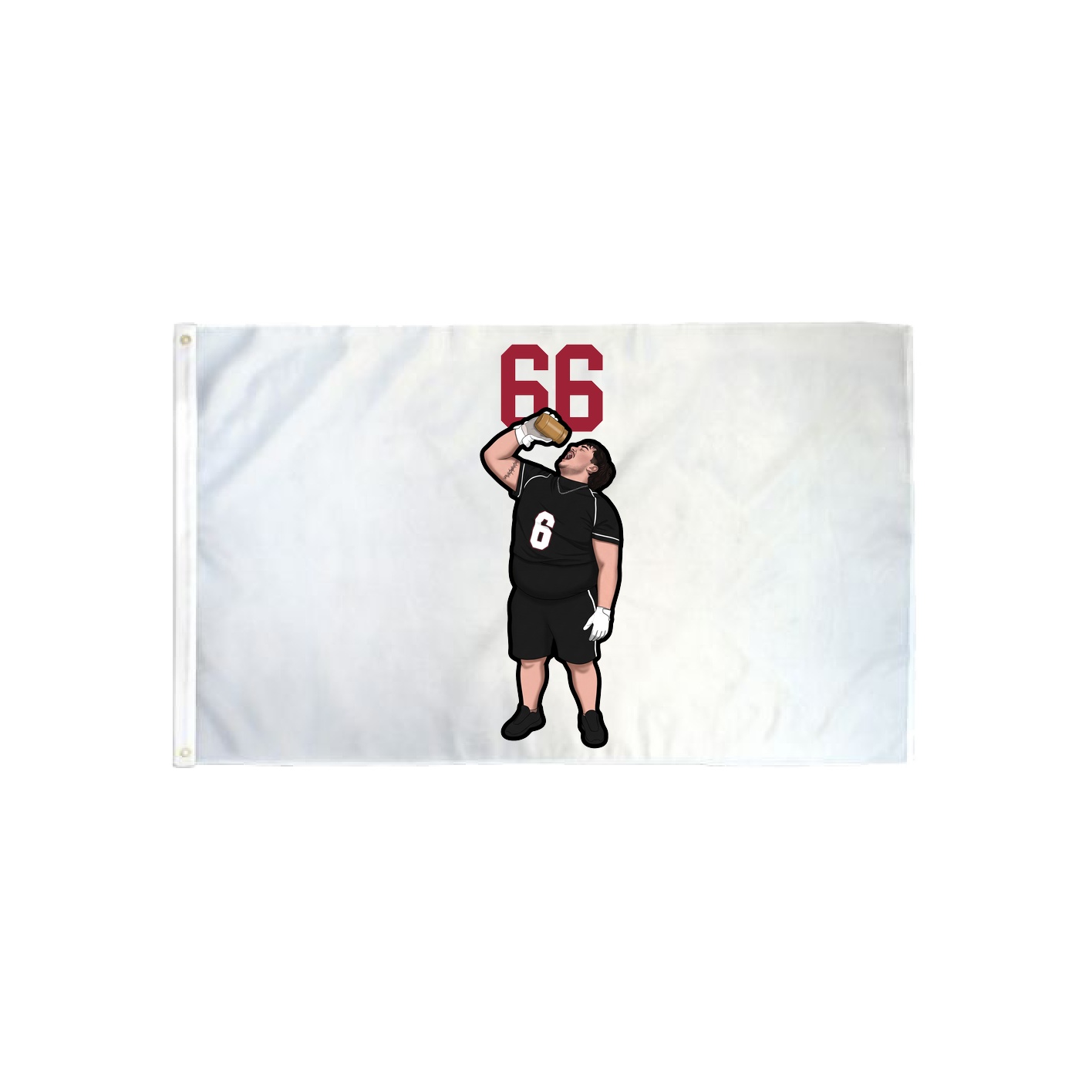 3x5 Flag — Number Top in Classic