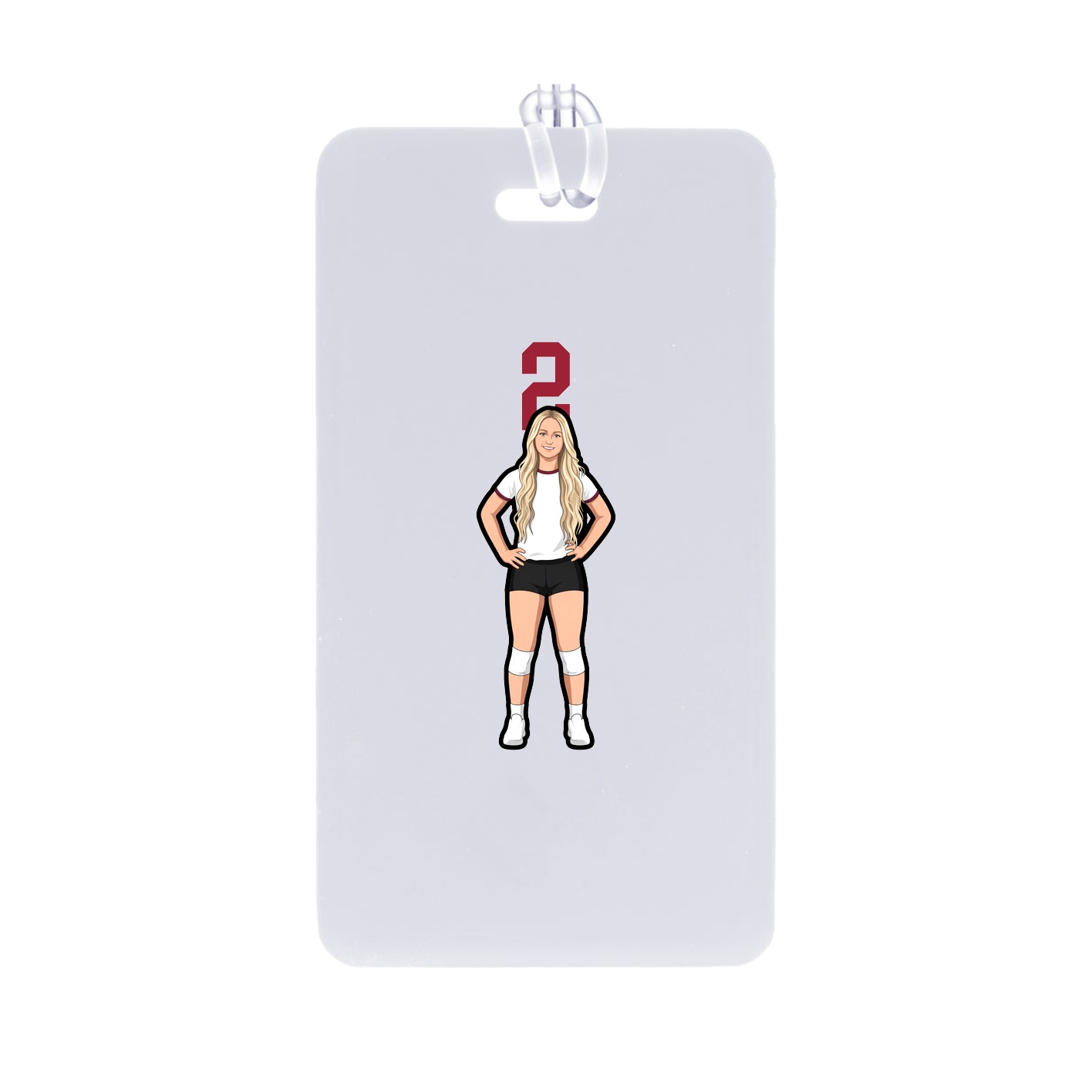 Bag Tag — Number Top in Classic