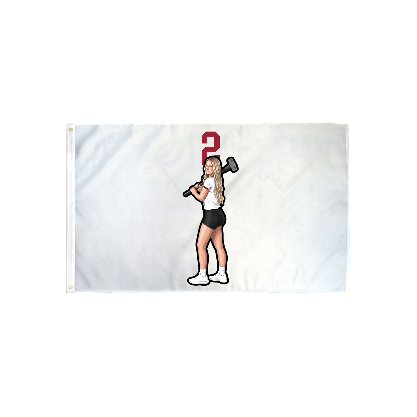 3x5 Flag — Number Top in Classic
