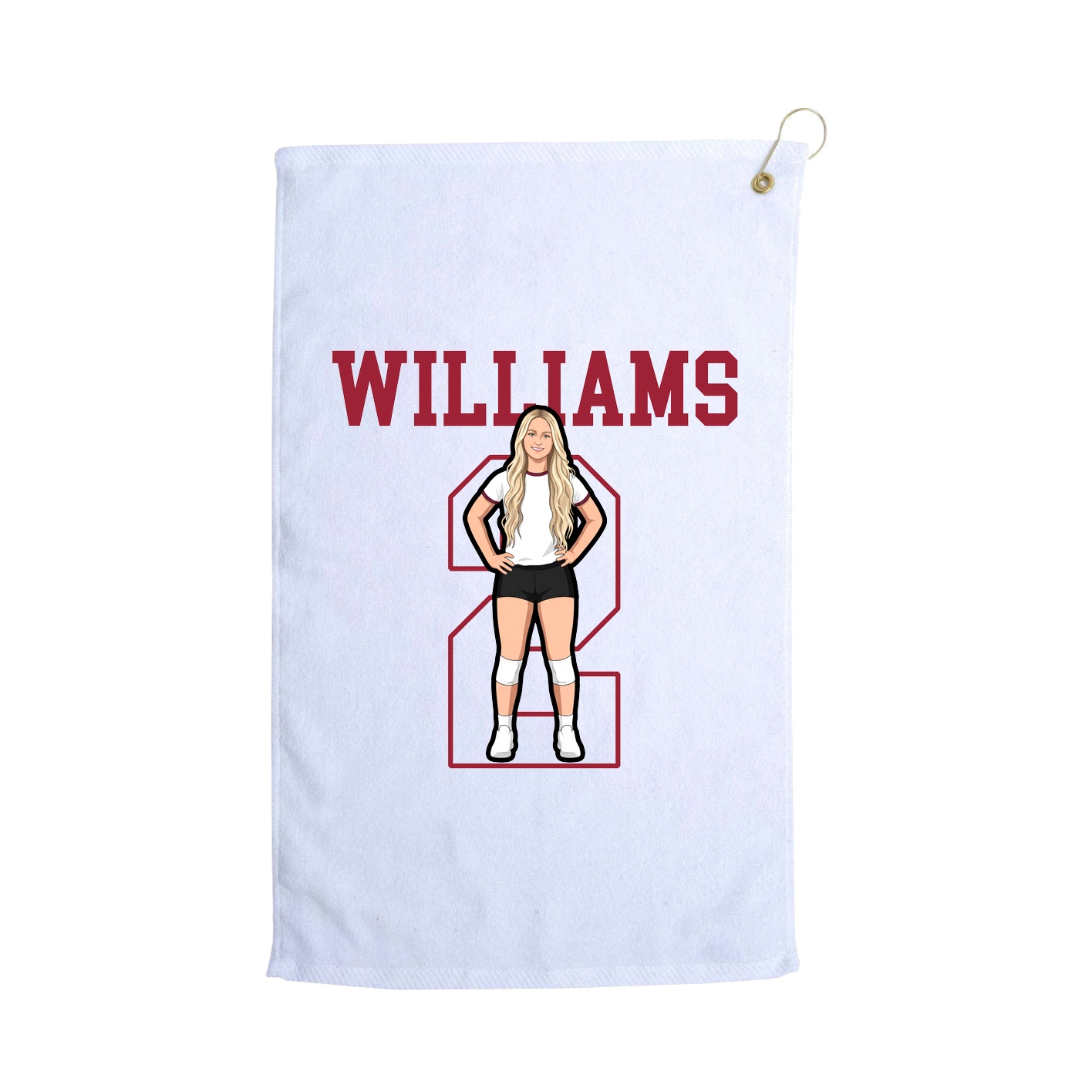 Golf Towel — Shirsey in White