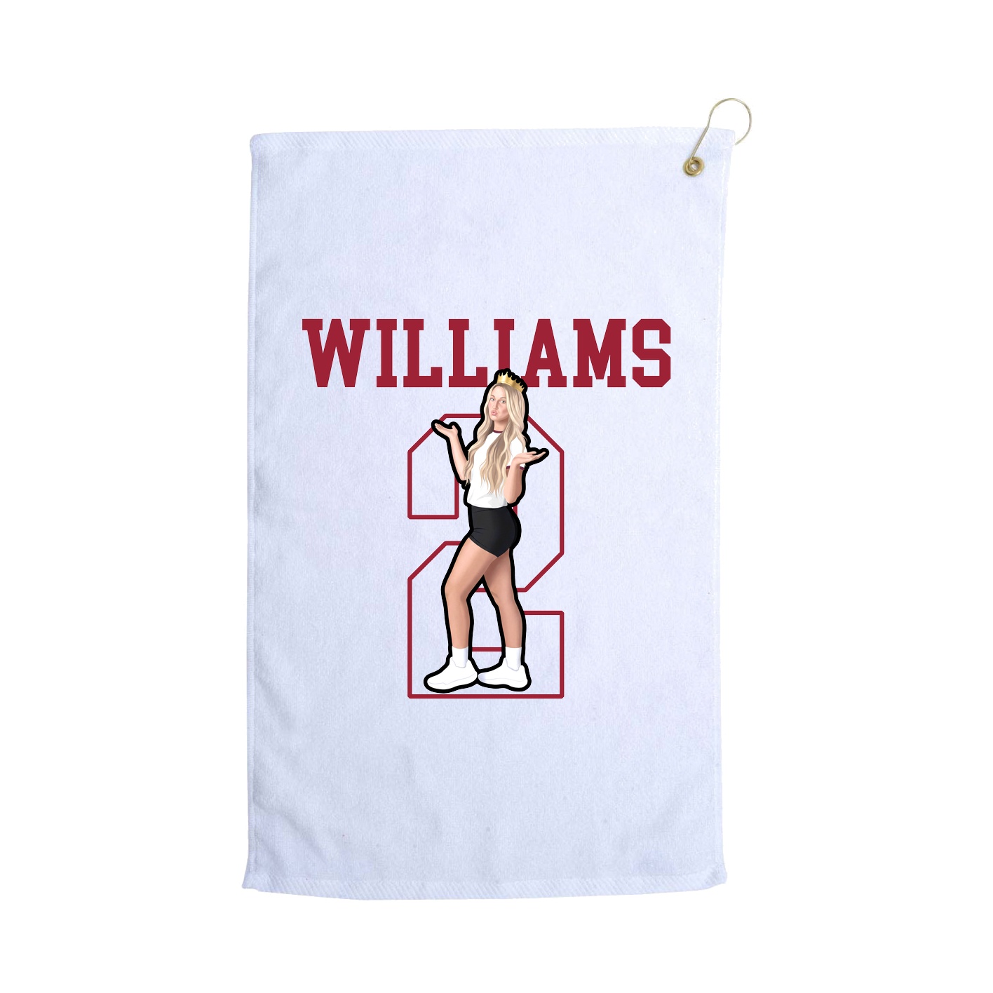 Golf Towel — Shirsey in White
