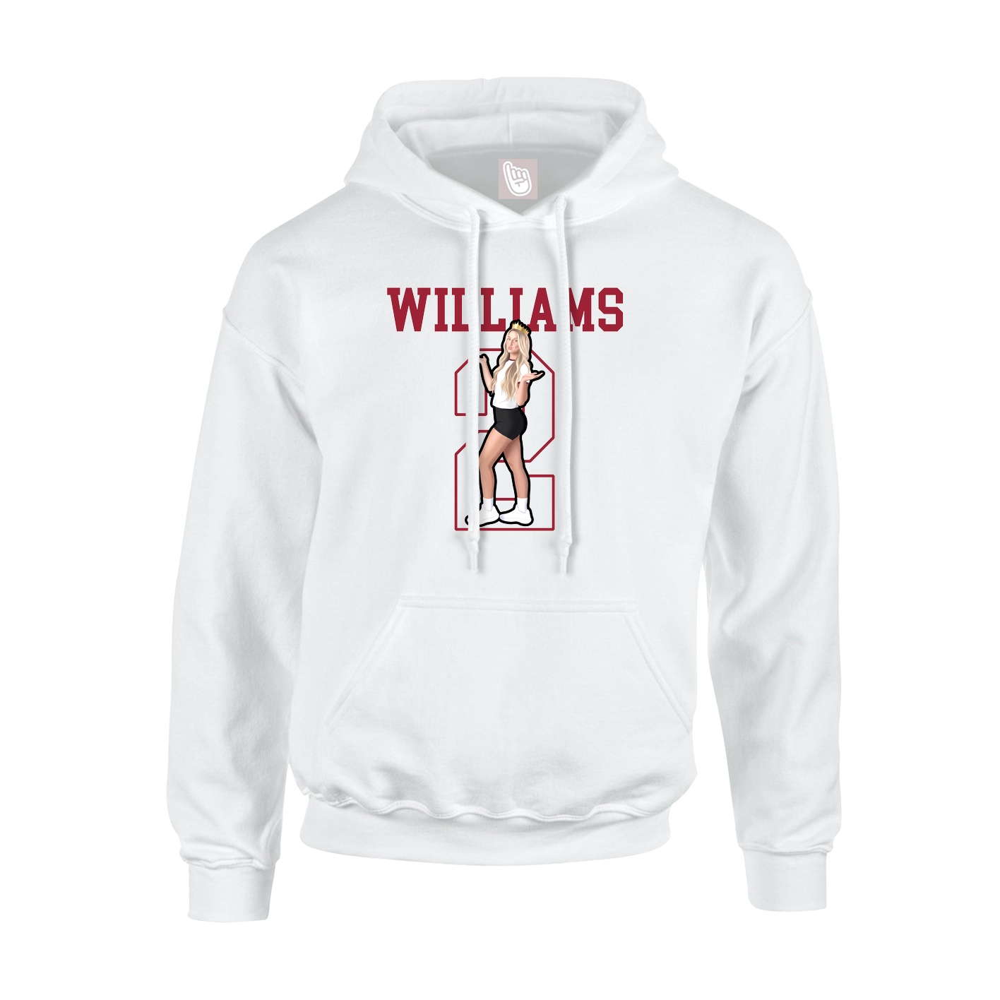 Youth Hoodie — Shirsey in White