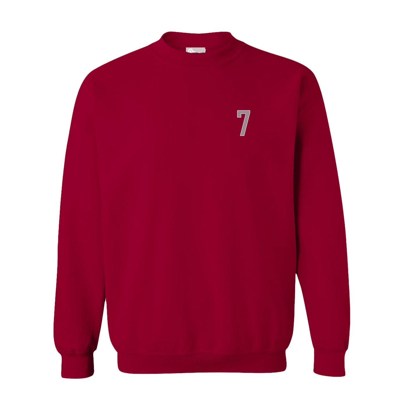 Fleece Crew — Front Shirsy in Cardinal