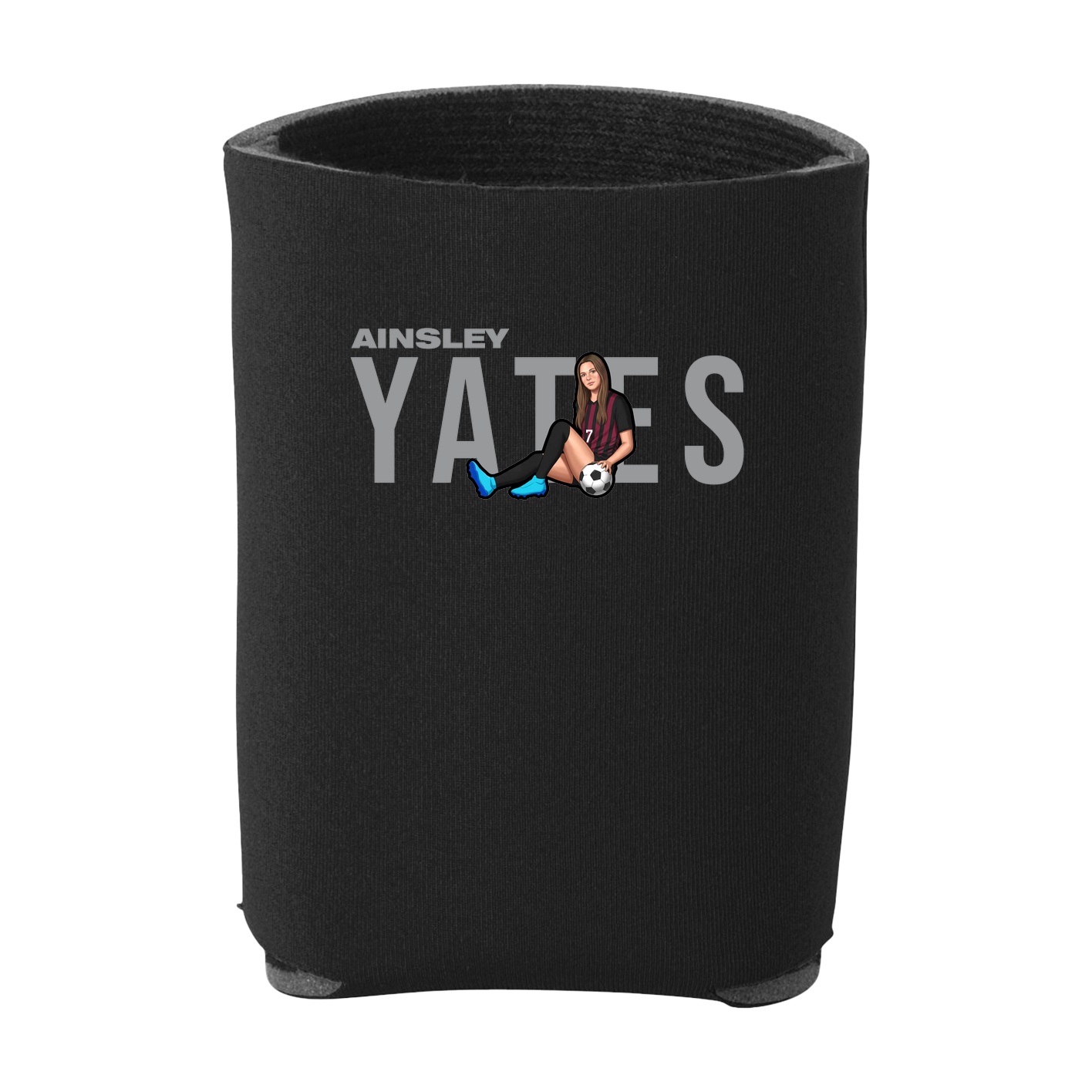 Can Holder — Player Name in Black