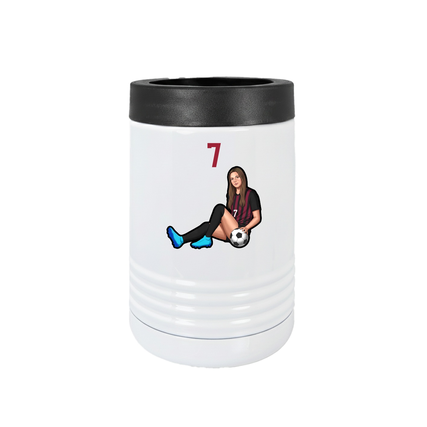 Beverage Holder — Number Top in White