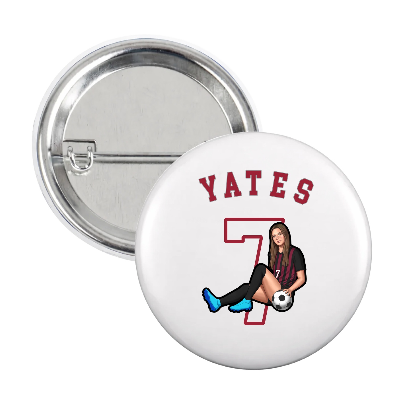 Game Day Button — Shirsey Arch in White