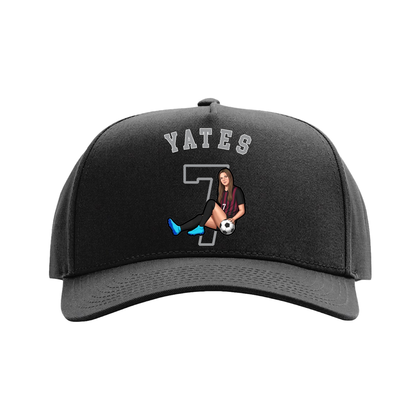 Full Fabric Five-Panel Champ Cap