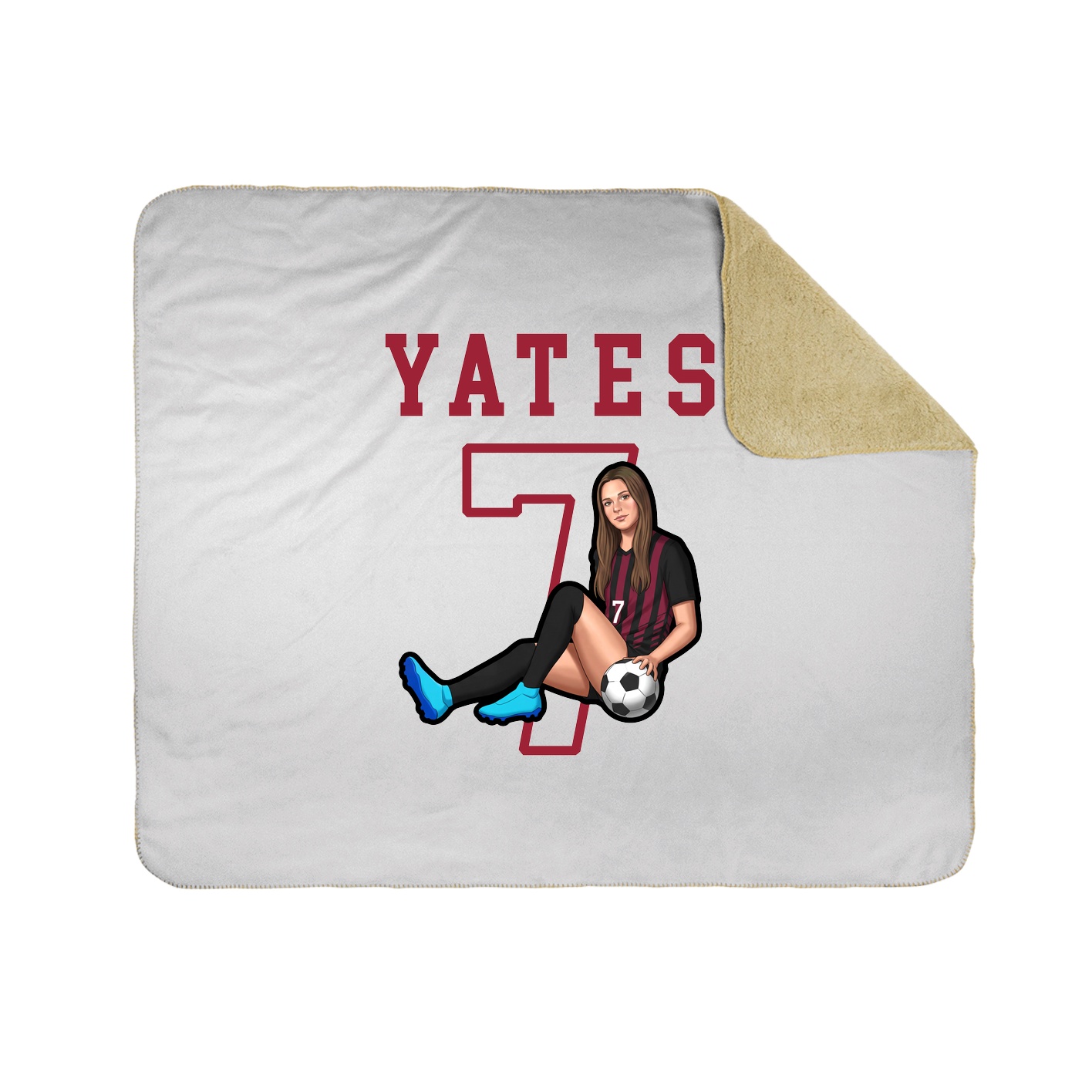 Throw Blanket — Shirsey in White
