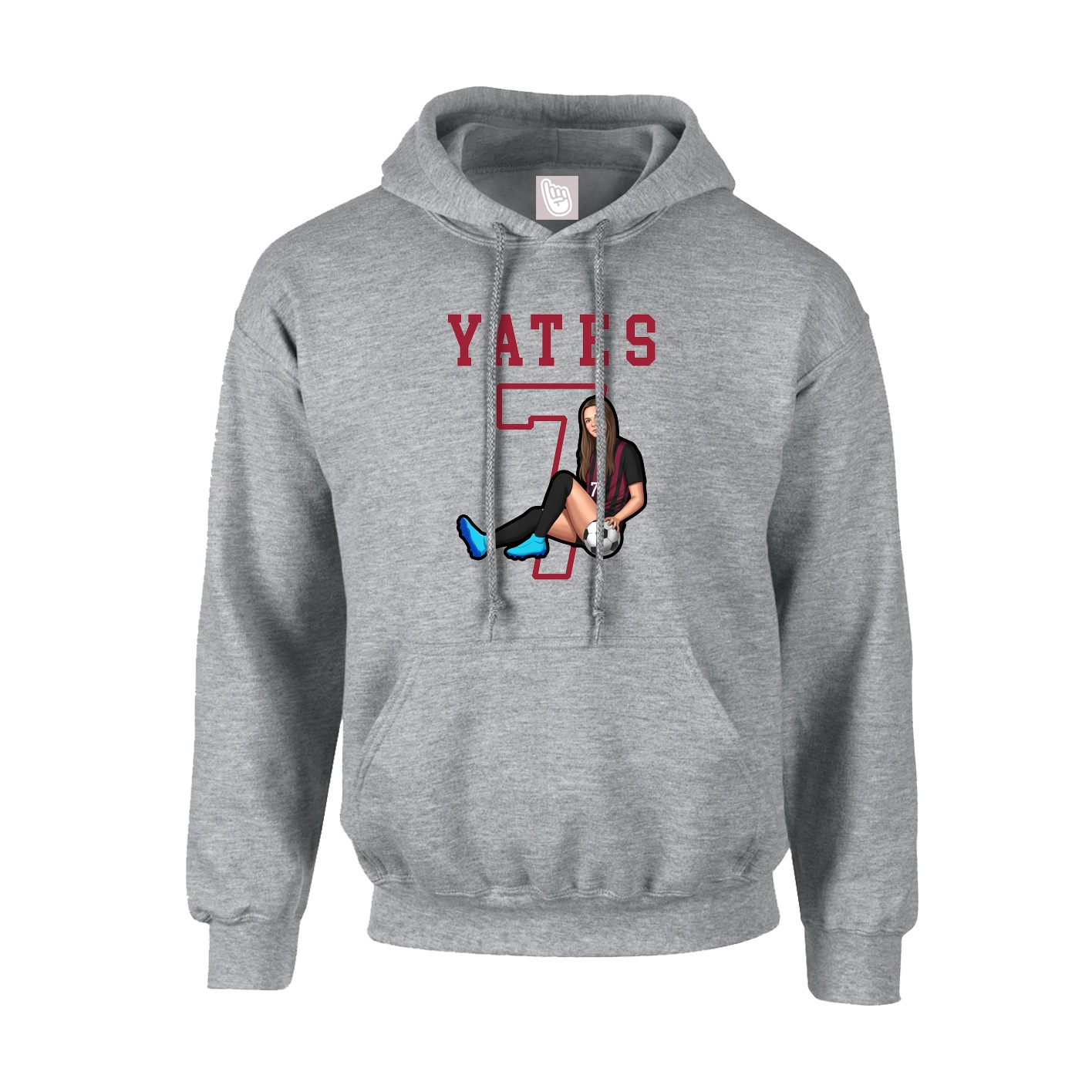 Youth Hoodie — Shirsey in Grey