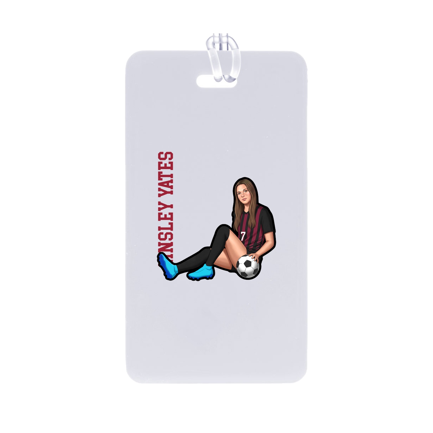 Bag Tag — Name Vertical in Classic