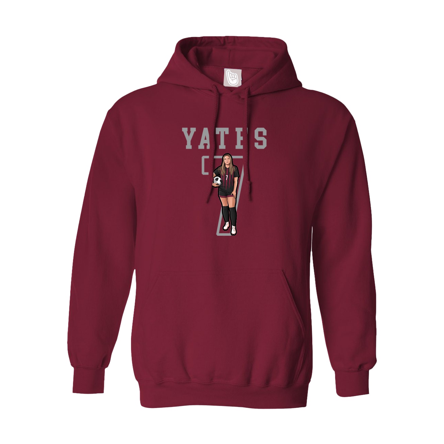 Hoodie — Shirsey in Cardinal