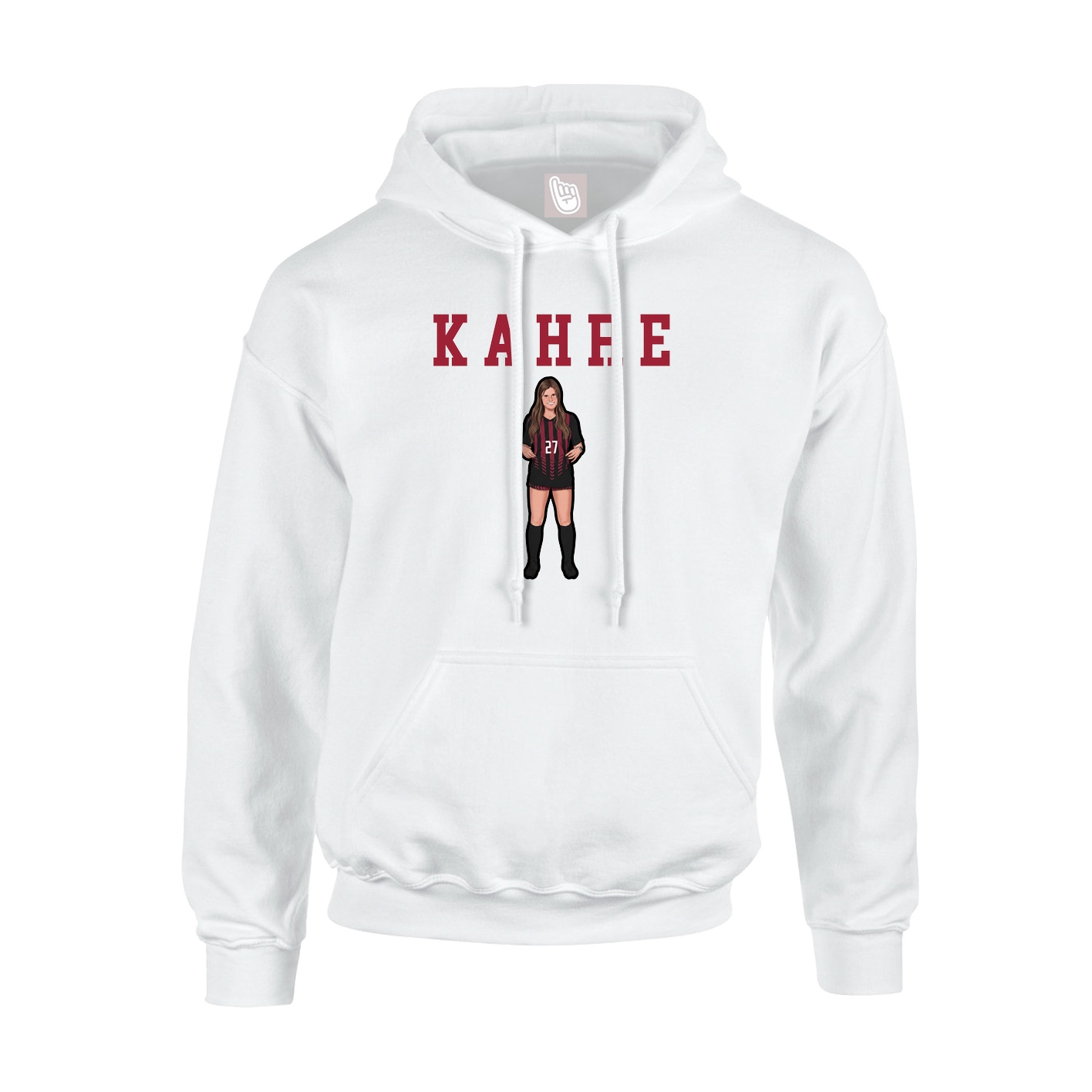 Hoodie — Shirsey in White