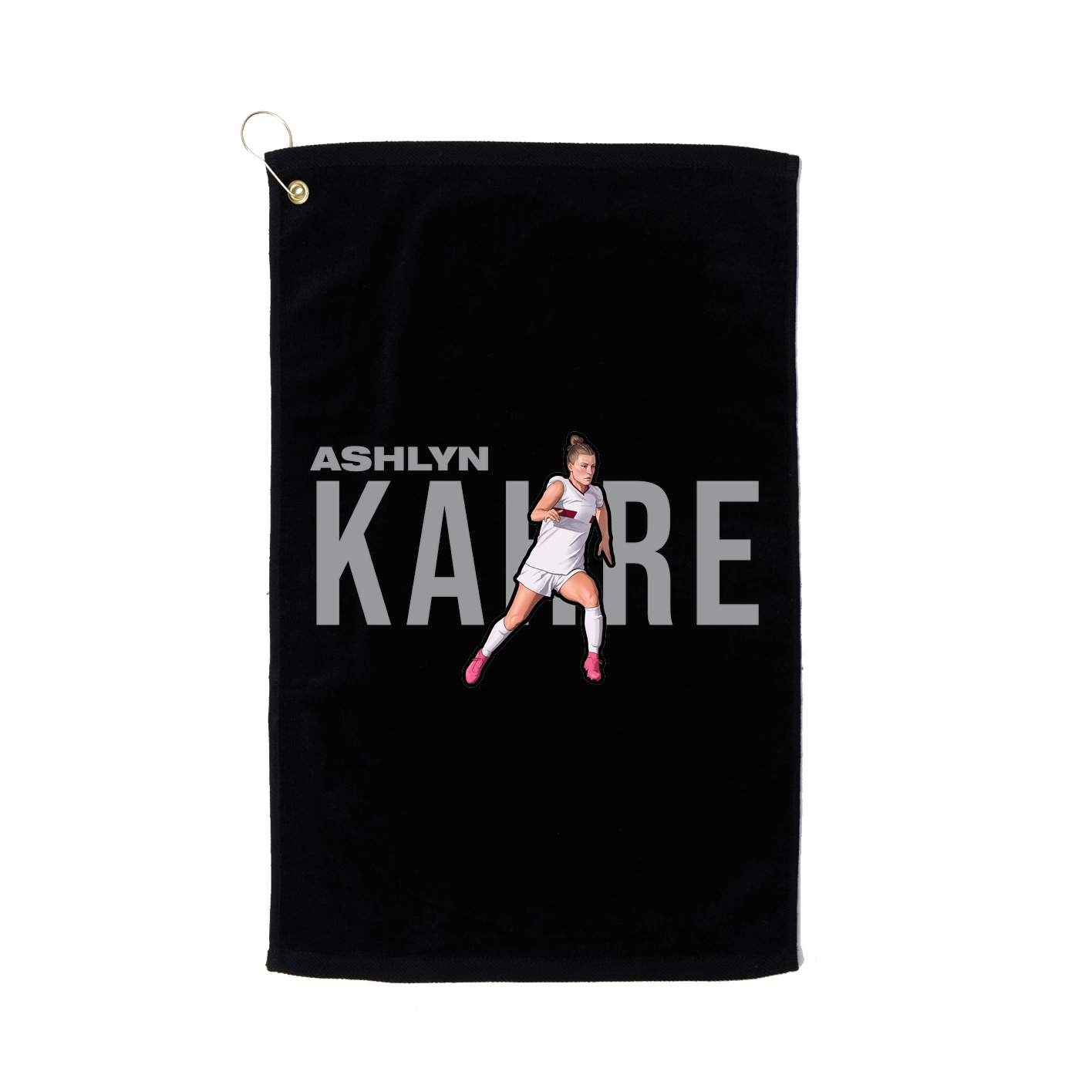 Golf Towel — Player Name in Black
