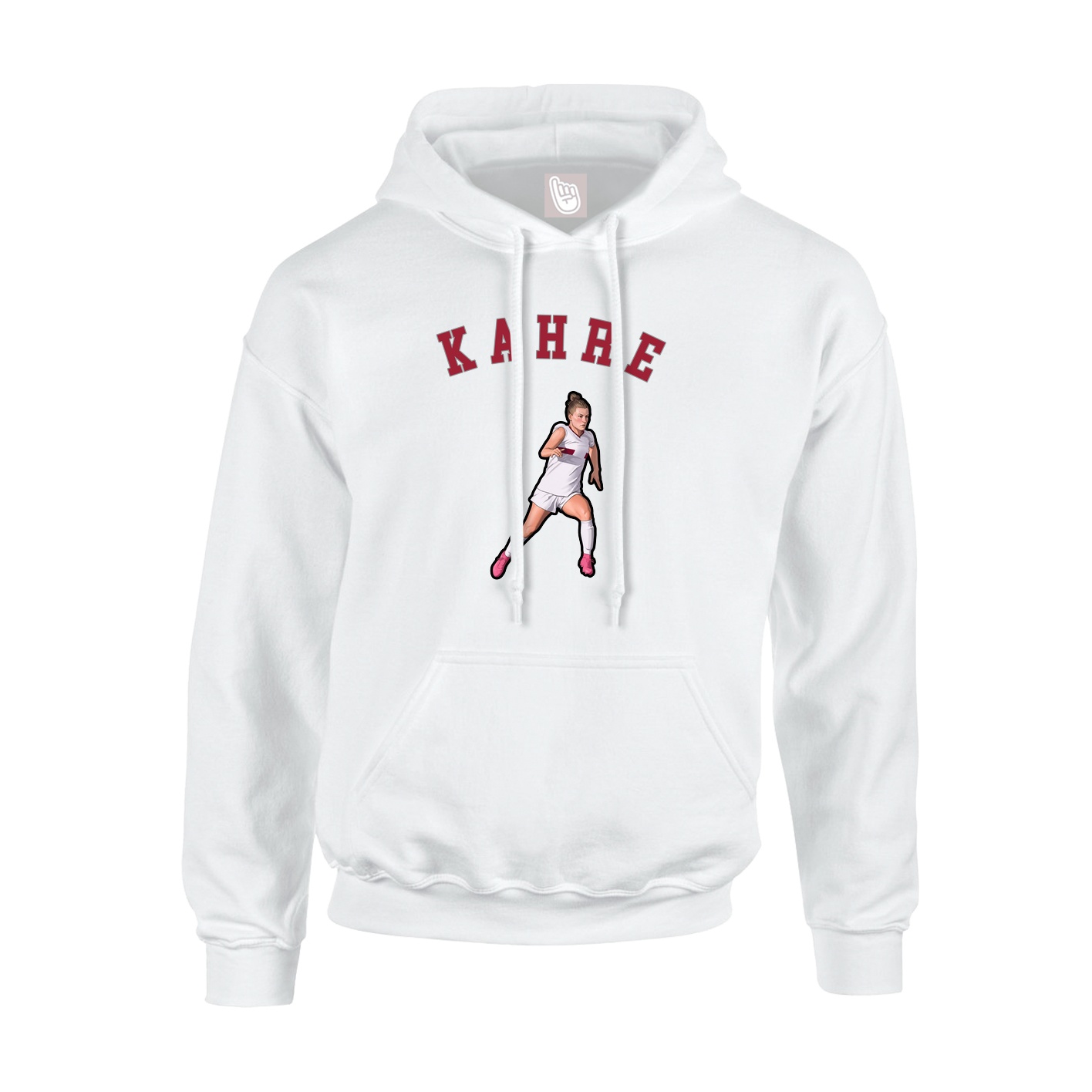 Youth Hoodie — Shirsey Arch in White