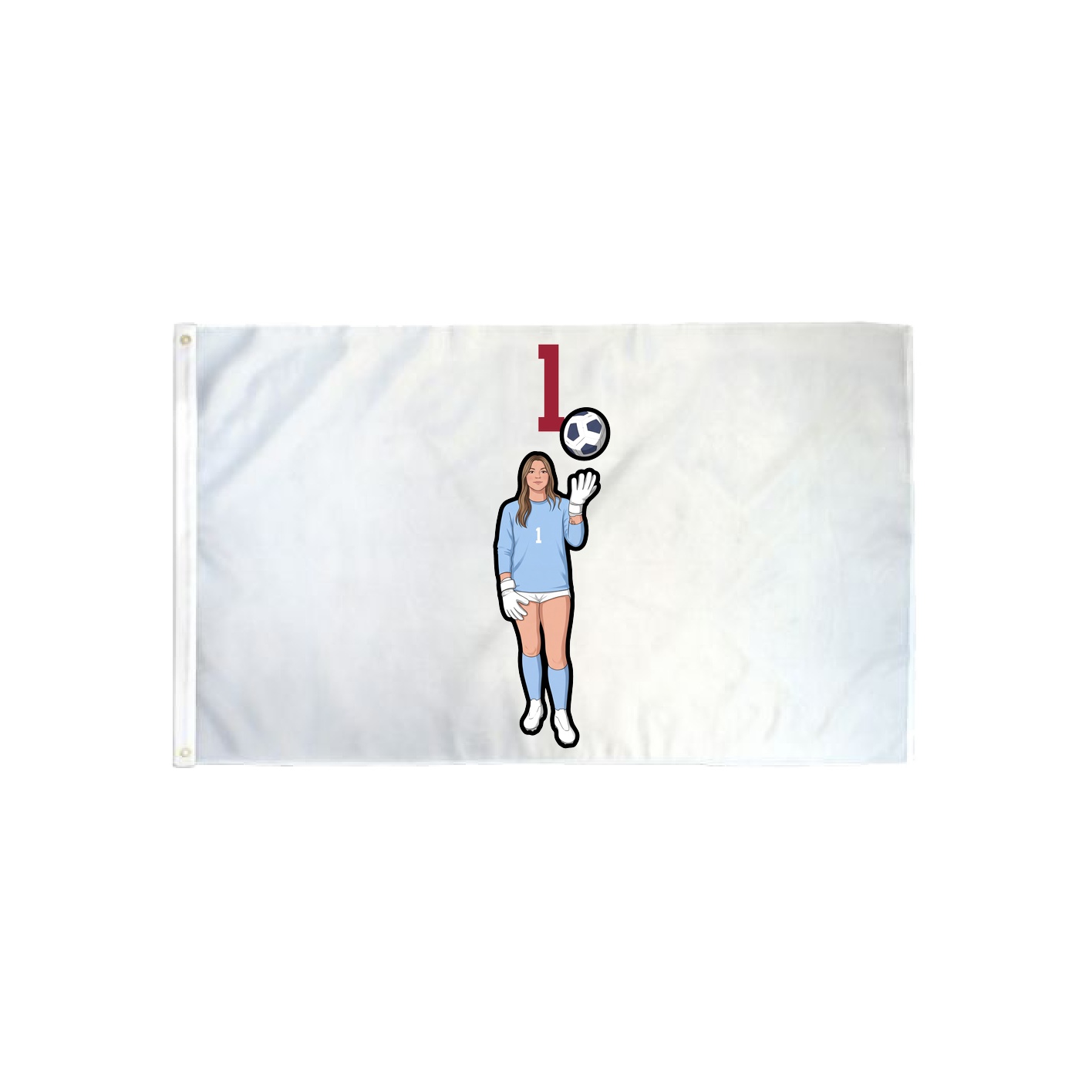 3x5 Flag — Number Top in Classic