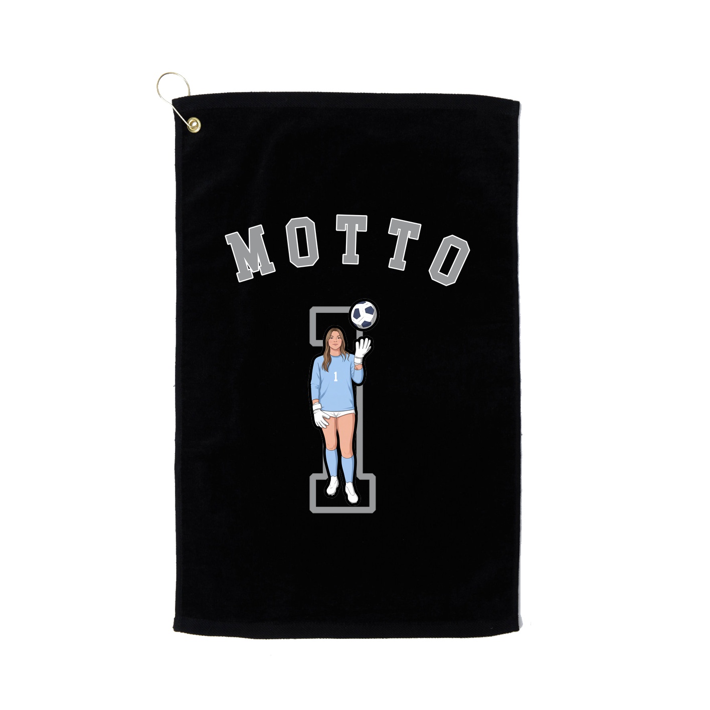 Golf Towel — Shirsey Arch in Black