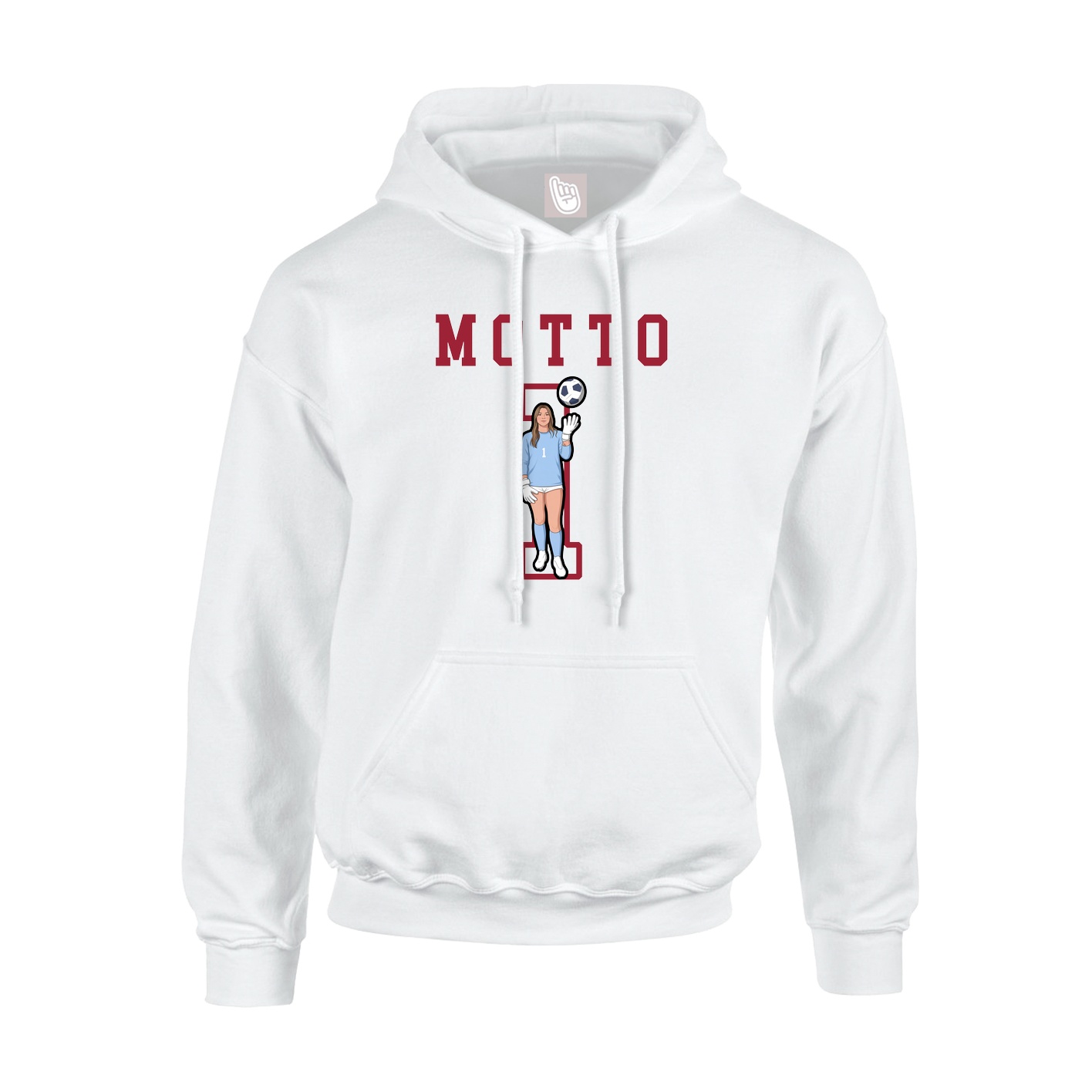 Youth Hoodie — Shirsey in White
