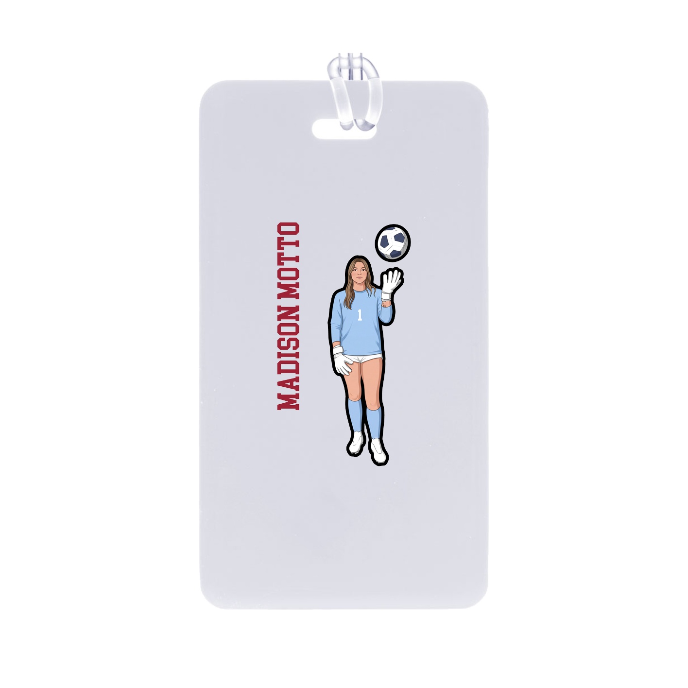 Bag Tag — Name Vertical in Classic