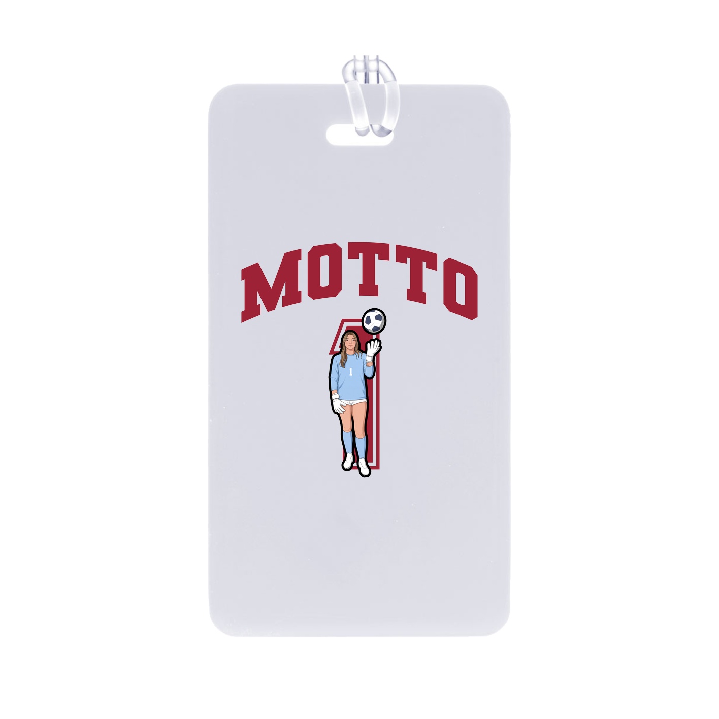 Bag Tag — Number in Classic
