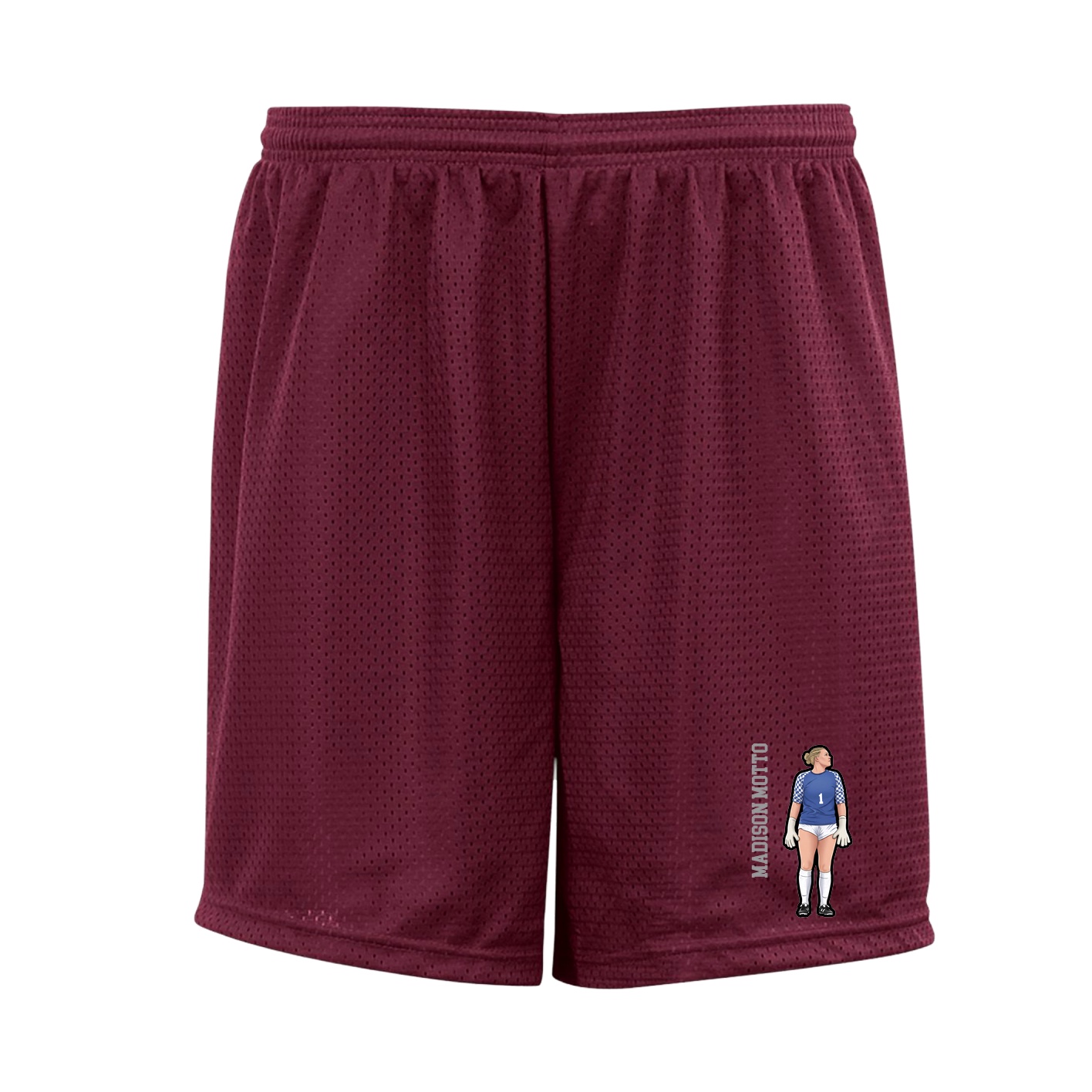 Shorts — Name Vertical in Cardinal