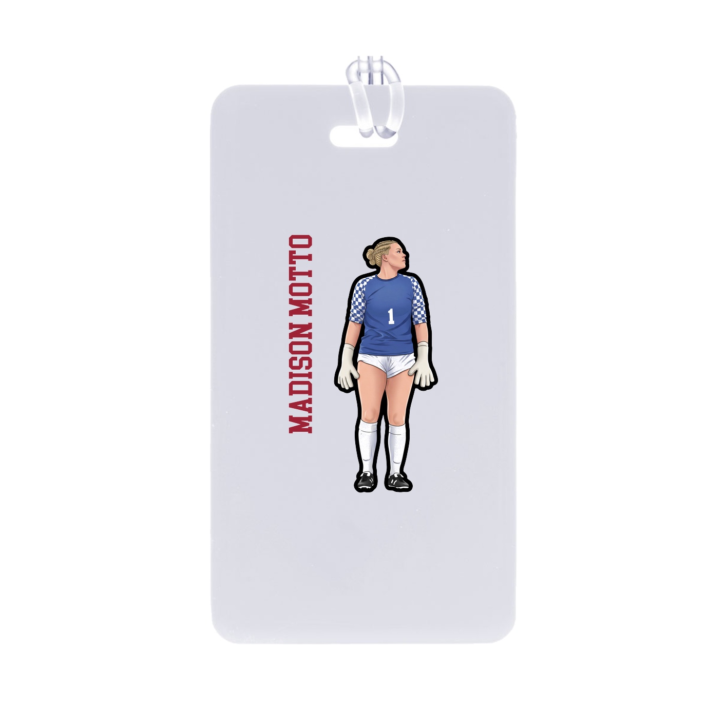 Bag Tag — Name Vertical in Classic