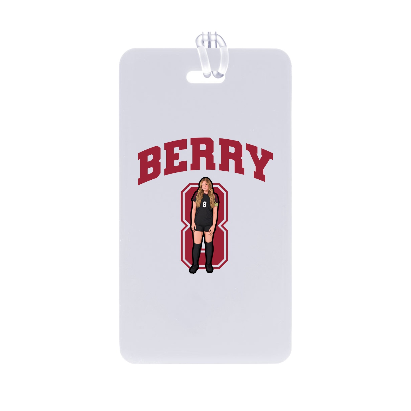 Bag Tag — Number in Classic