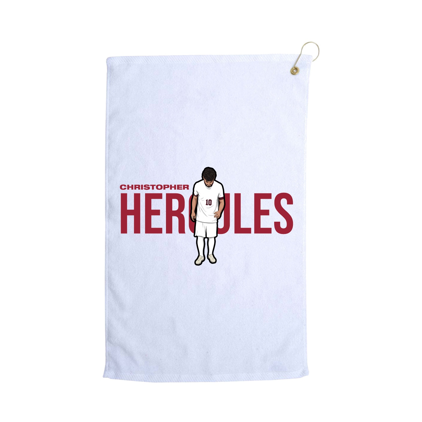Golf Towel — Player Name in White