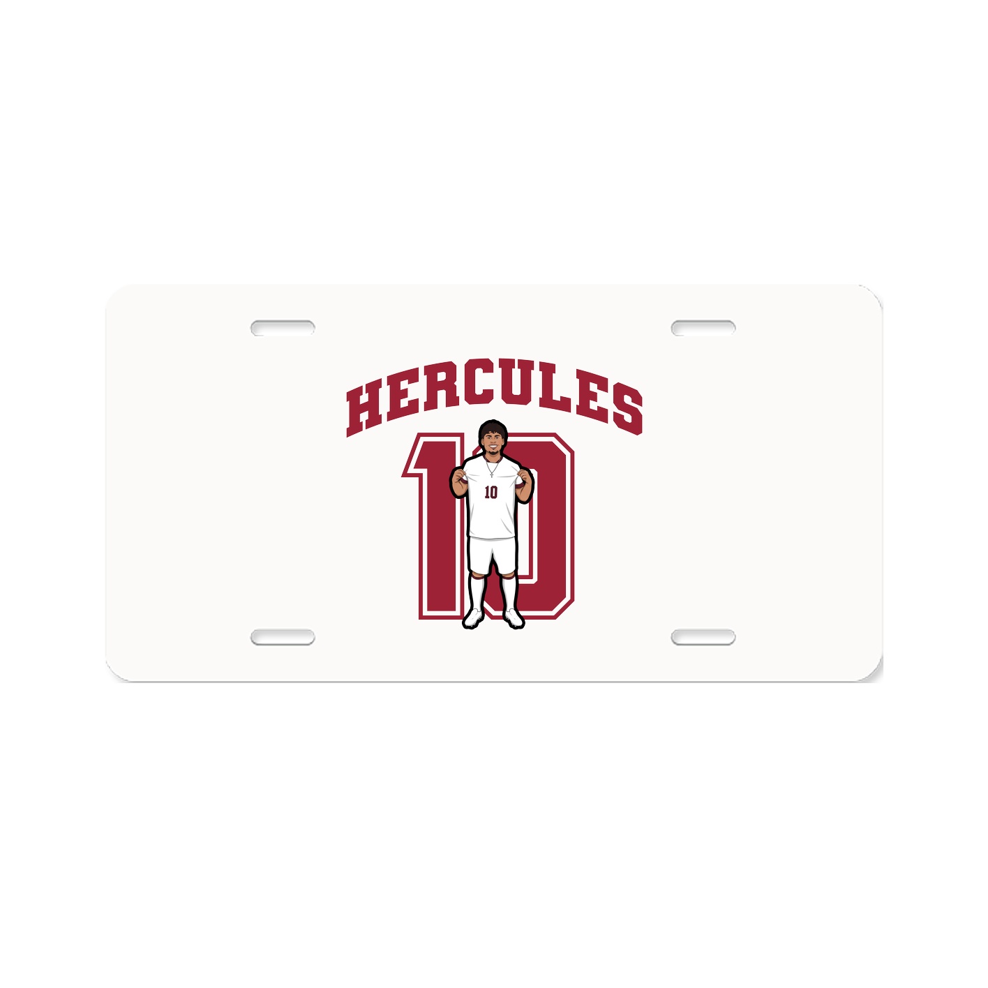 License Plate — Number in Classic