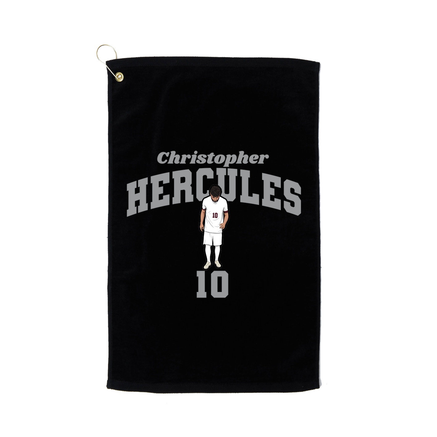 Golf Towel — Signature Arch in Black
