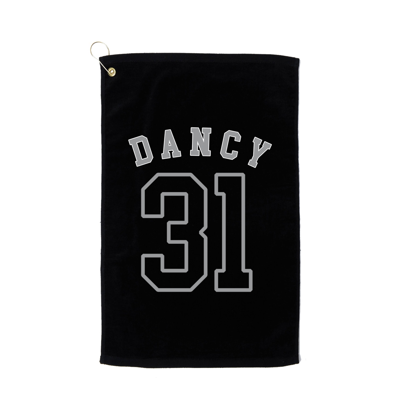 Golf Towel — Shirsey Arch in Black