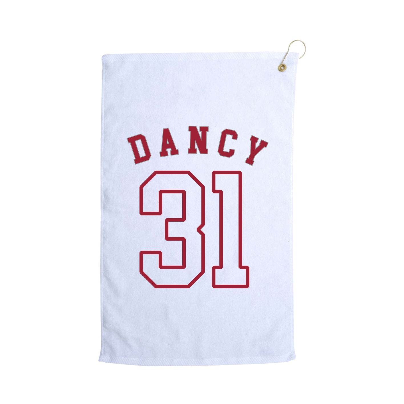 Golf Towel — Shirsey Arch in White