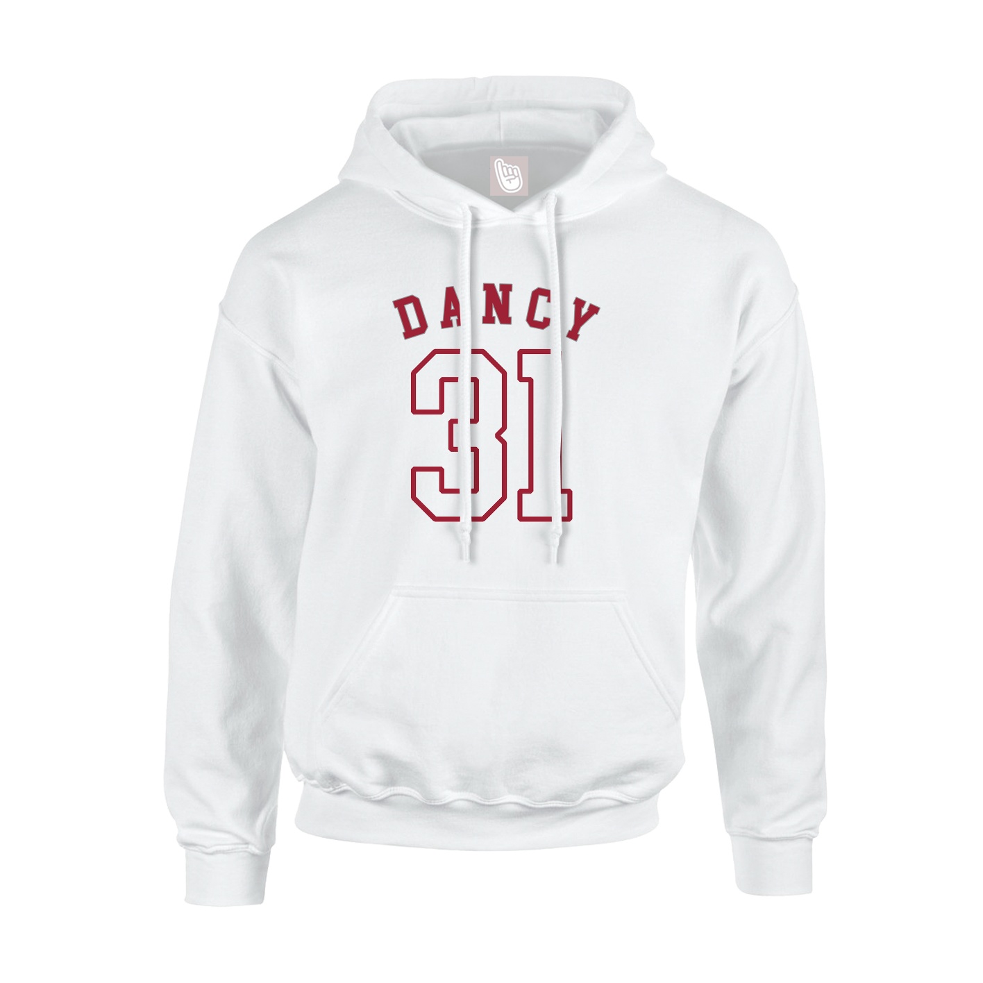 Hoodie — Shirsey Arch in White