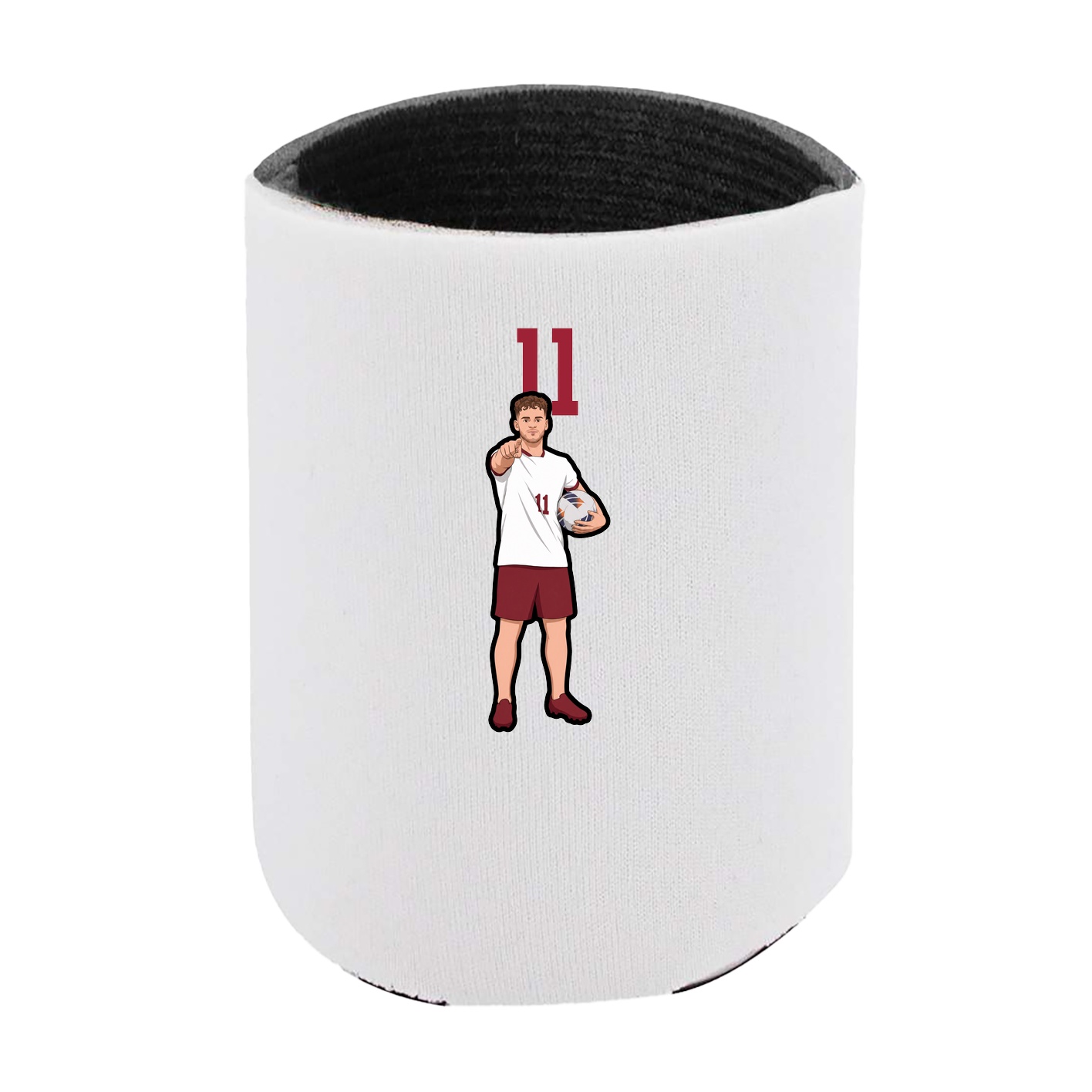 Can Holder — Number Top in White