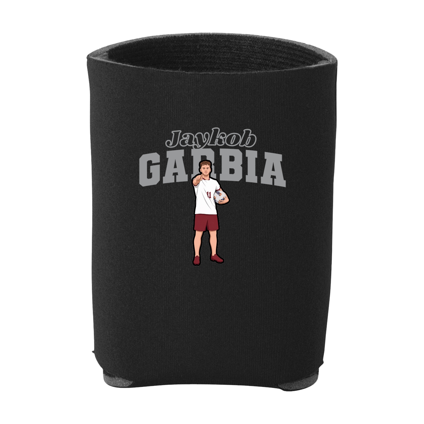 Can Holder — Name Arch in Black