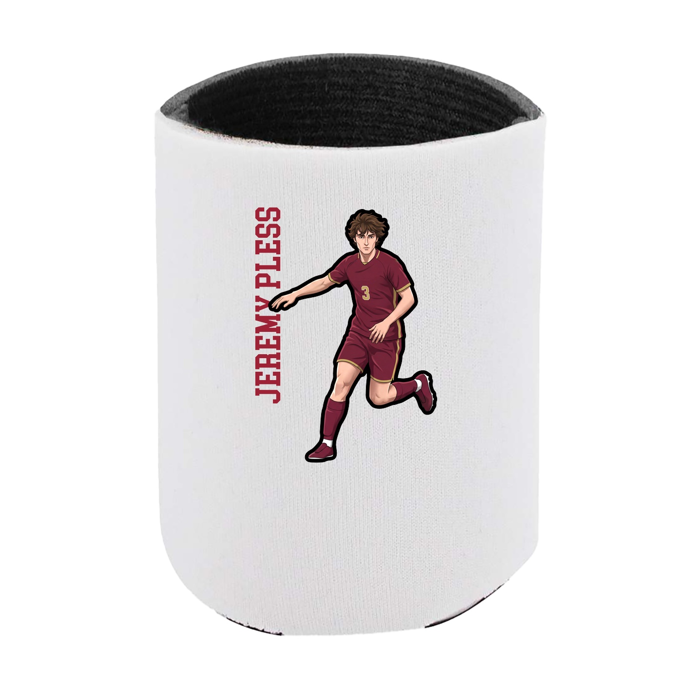 Can Holder — Name Vertical in White