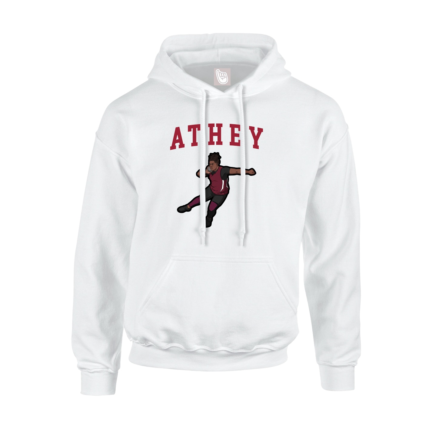 Hoodie — Shirsey in White