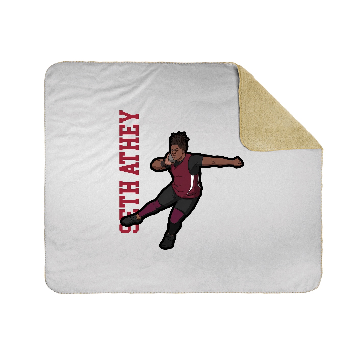 50x60 Sherpa Lined Throw Blanket