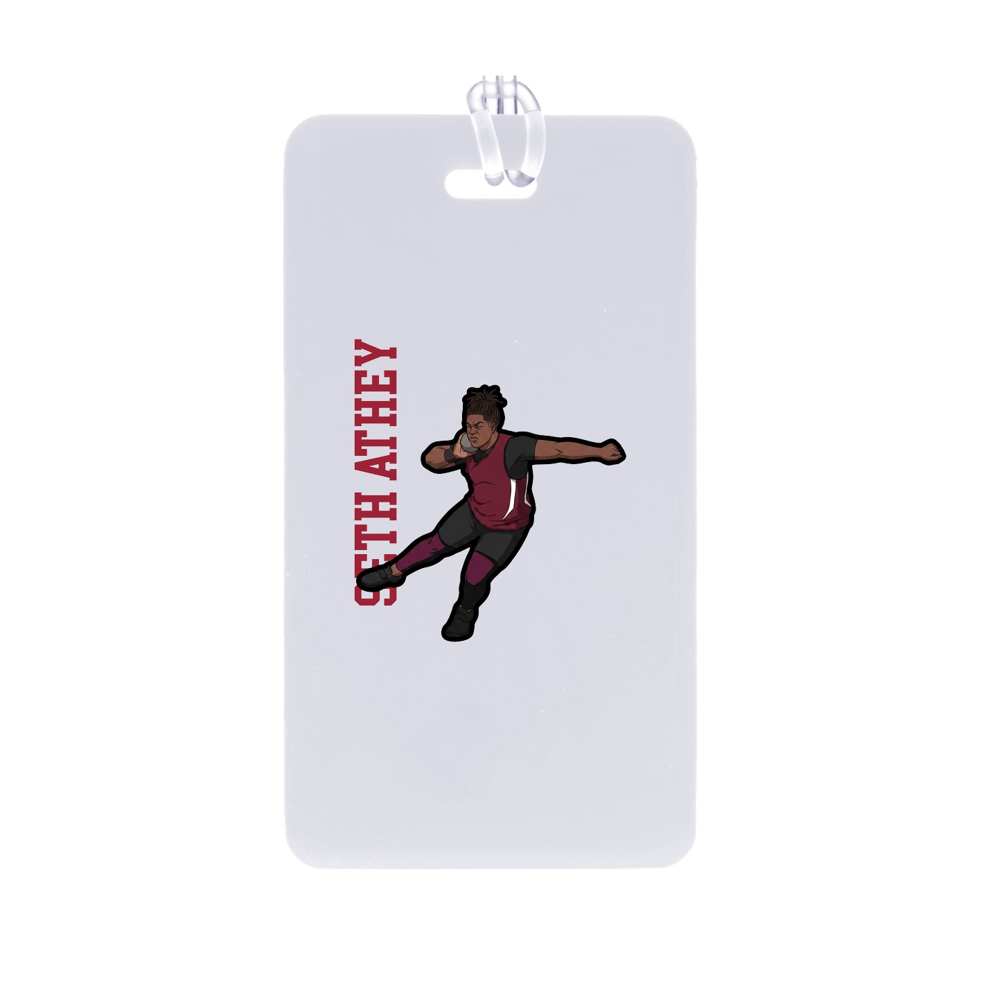 Bag Tag — Name Vertical in Classic