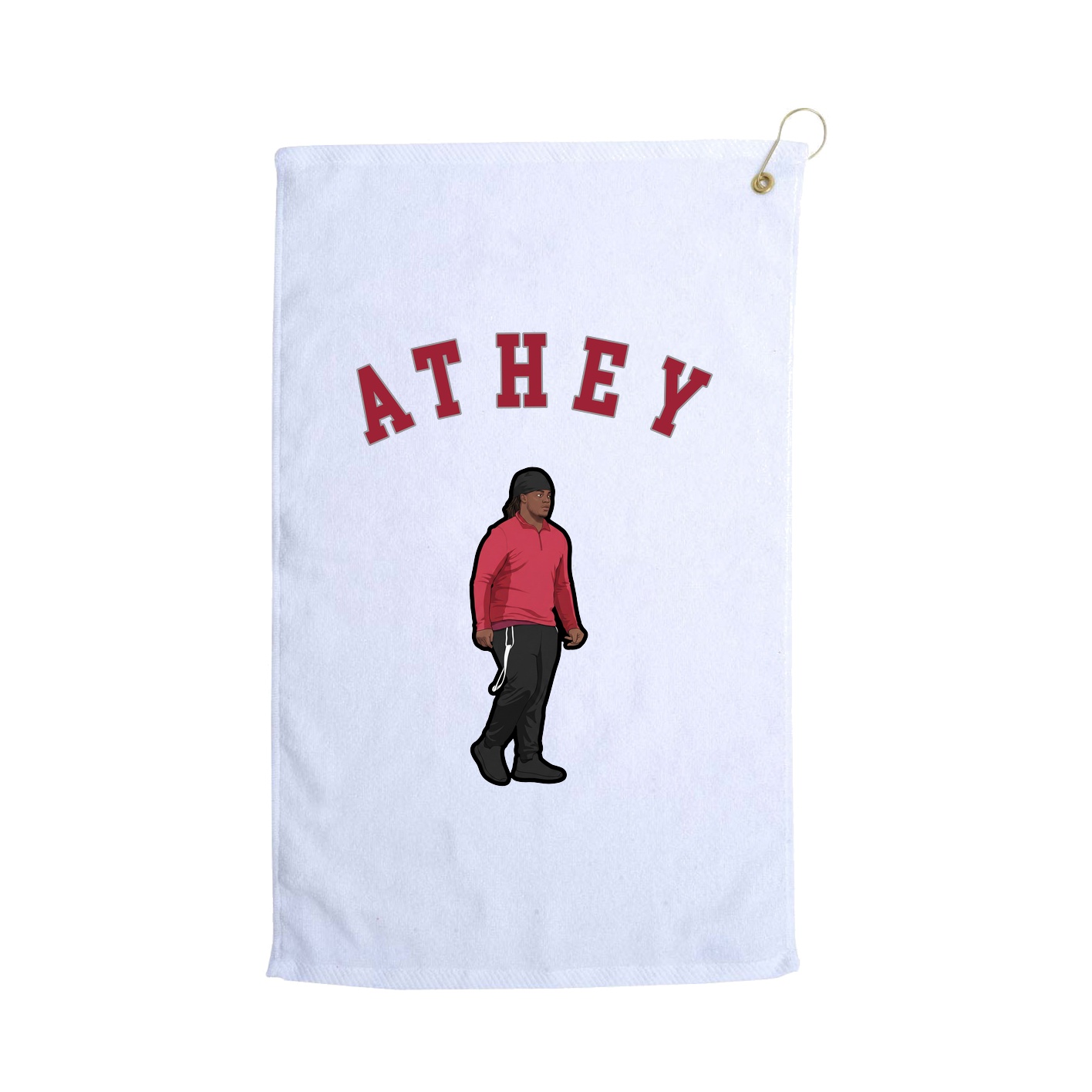 Golf Towel — Shirsey Arch in White