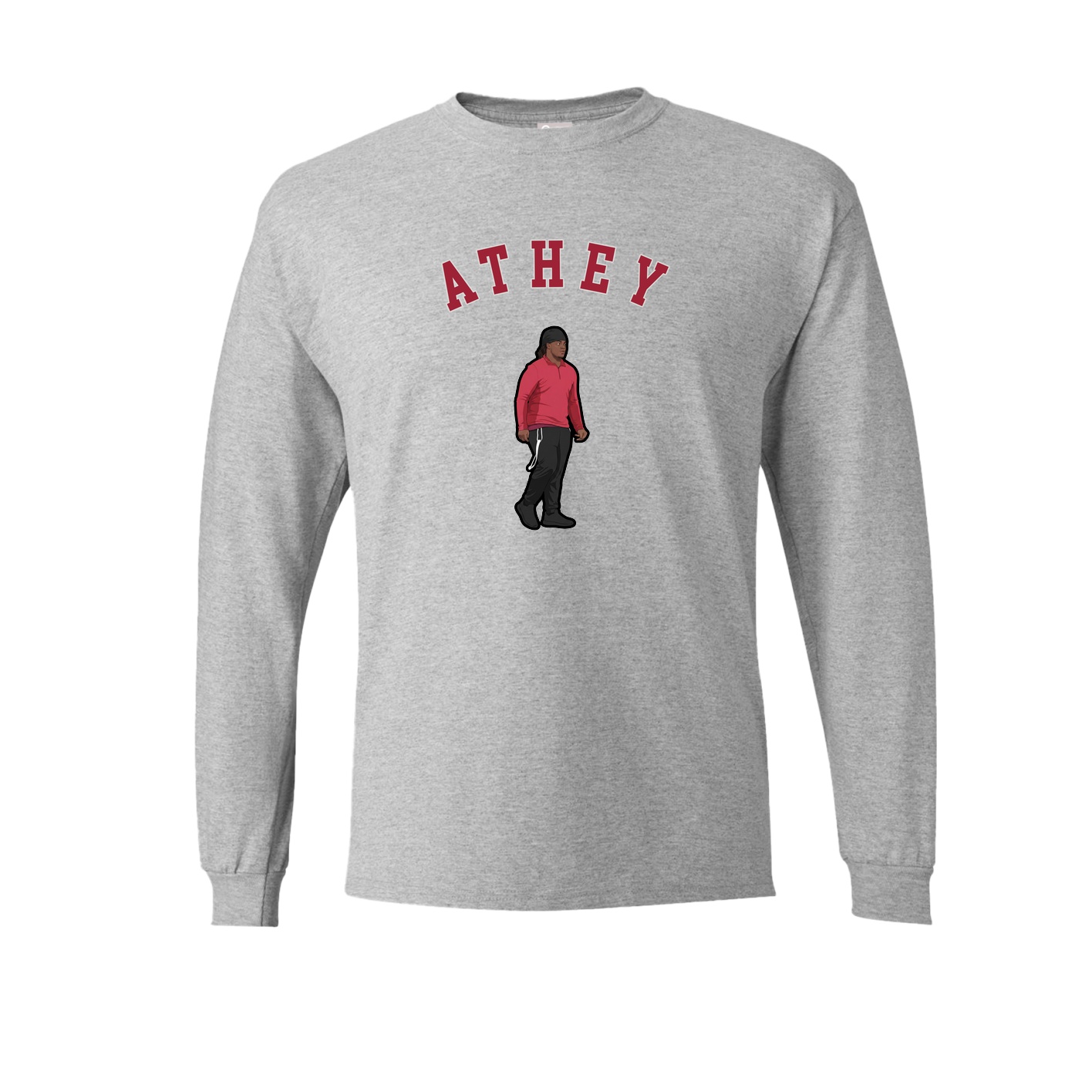 Long Sleeve Tee — Shirsey Arch in Grey