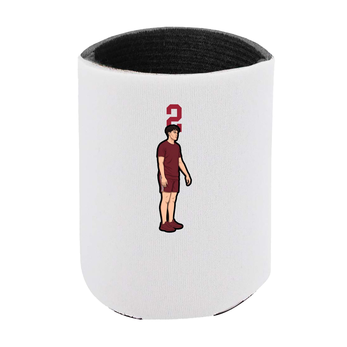 Can Holder — Number Top in White