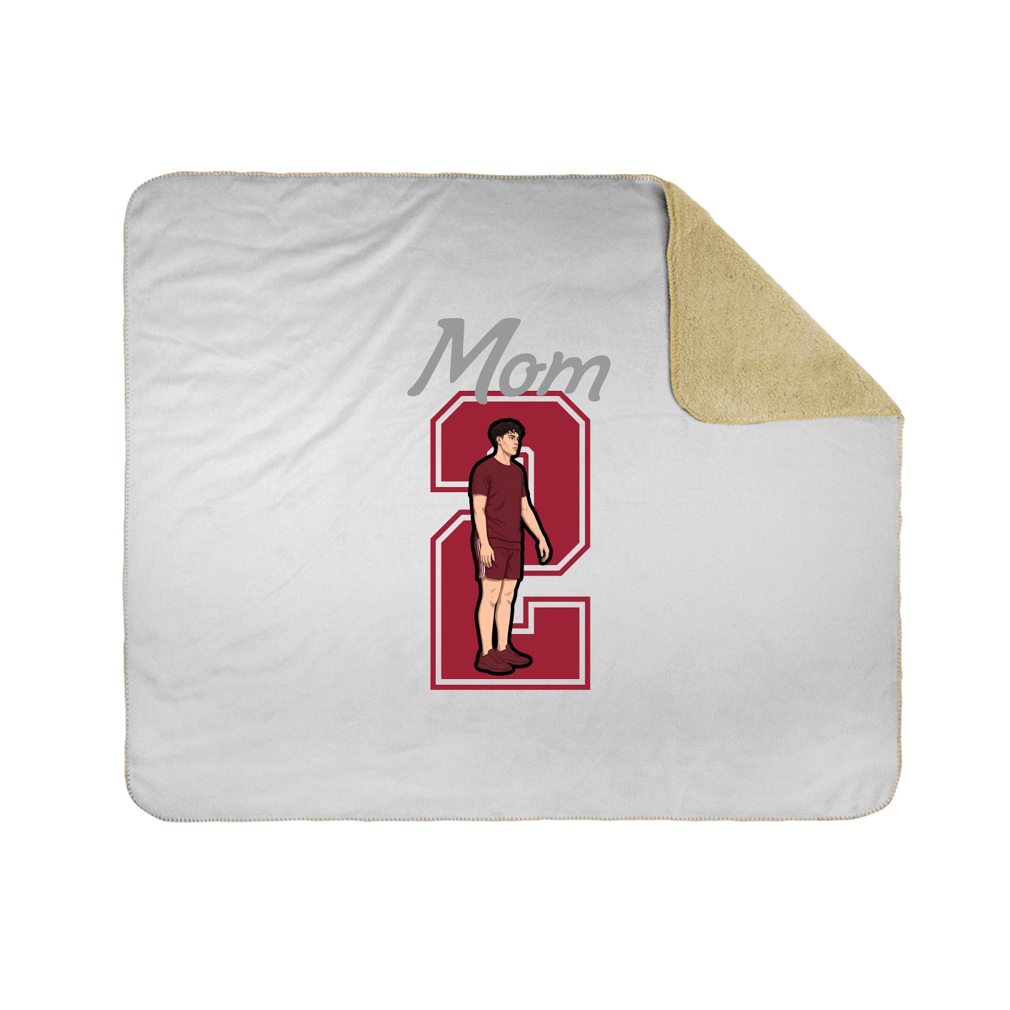 Throw Blanket — Mothers Day Shirsey in White