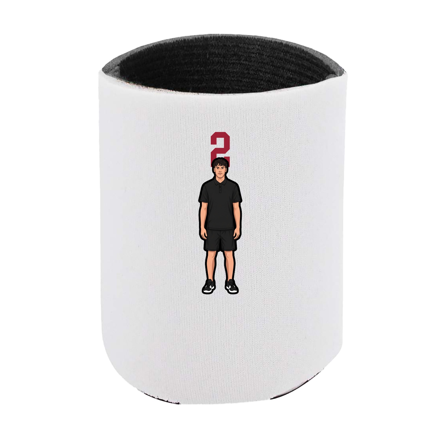 Can Holder — Number Top in White