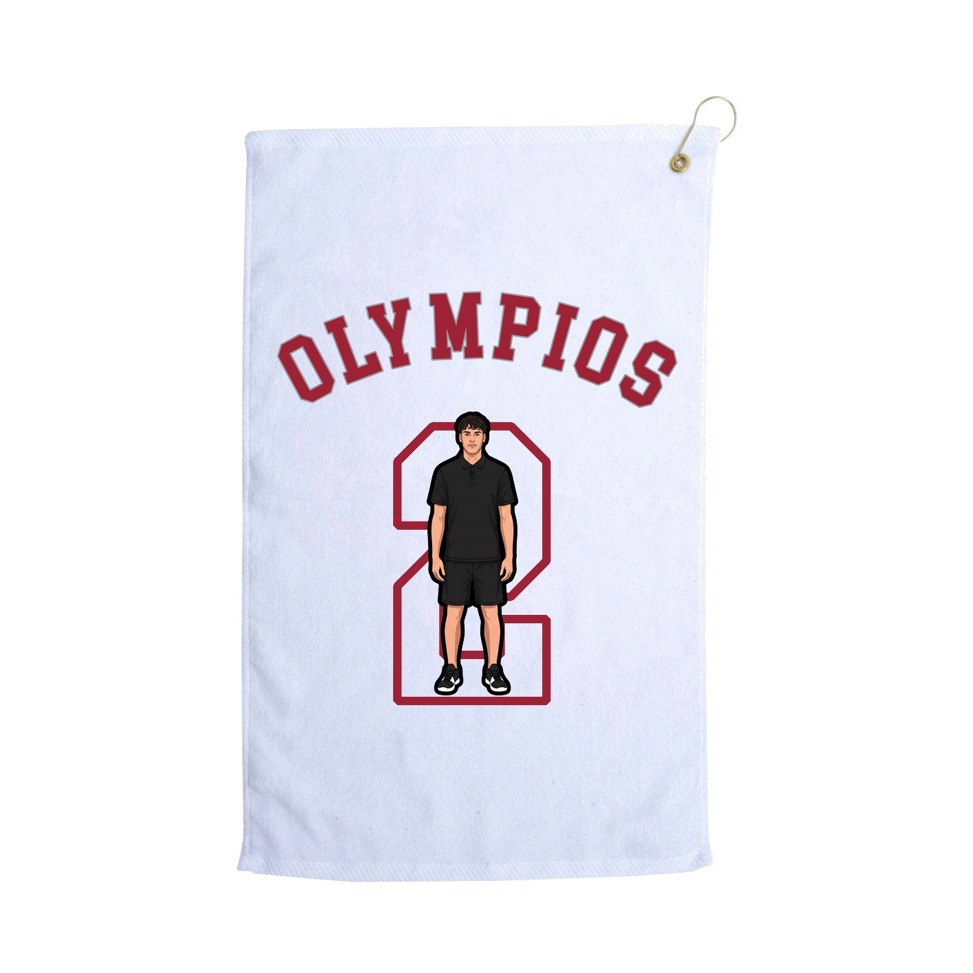 Golf Towel — Shirsey Arch in White