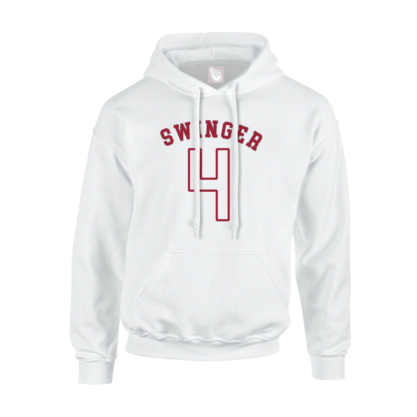 Youth Hoodie — Shirsey Arch in White