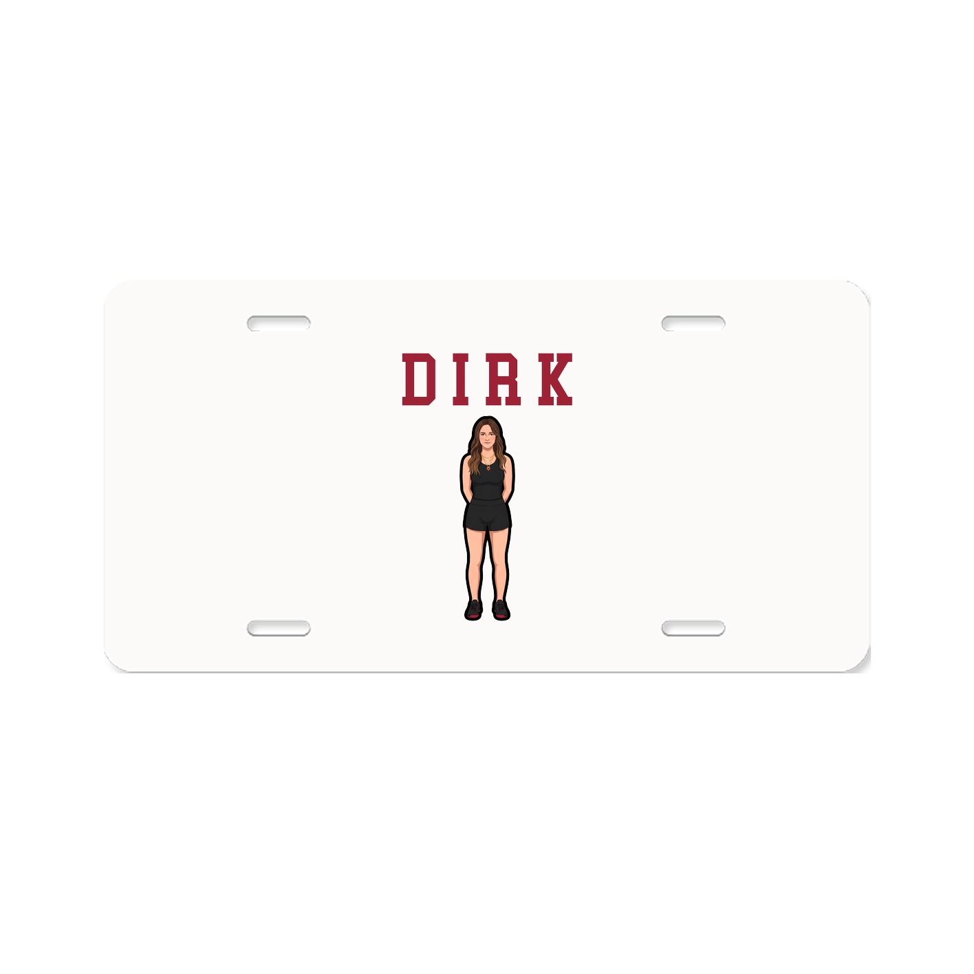 License Plate — Shirsey in Classic