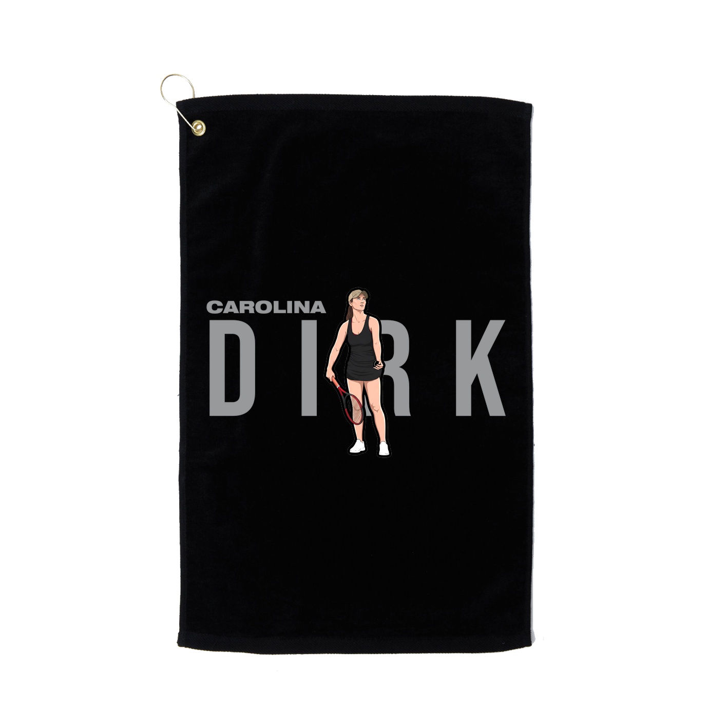 Golf Towel — Player Name in Black