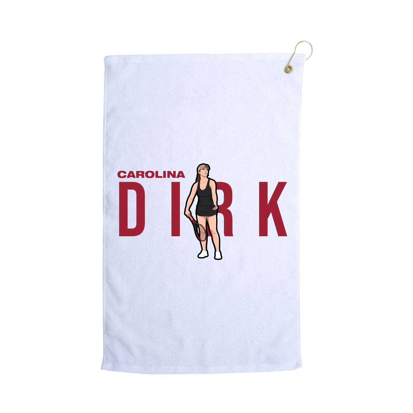 Golf Towel — Player Name in White