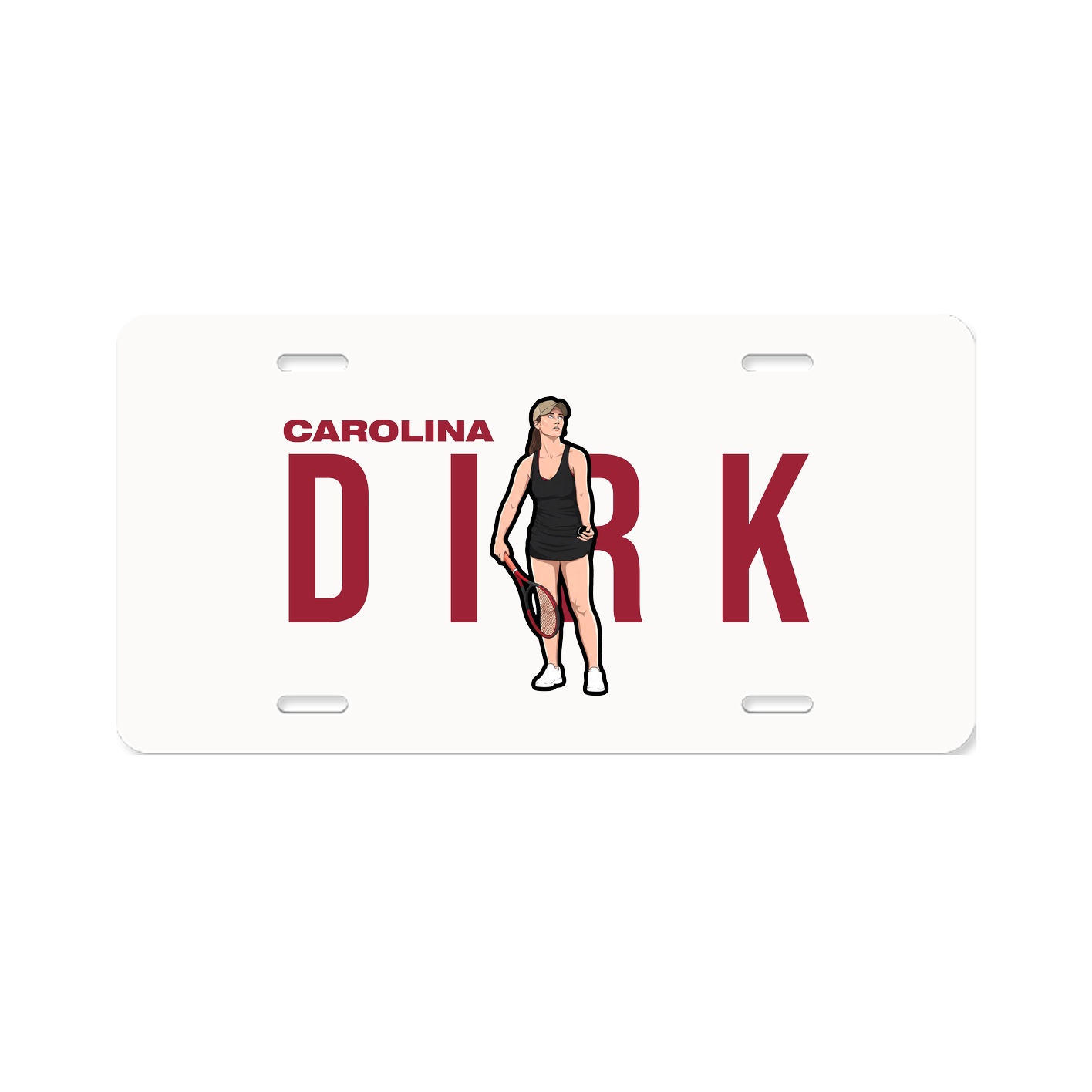 License Plate — Player Name in Classic